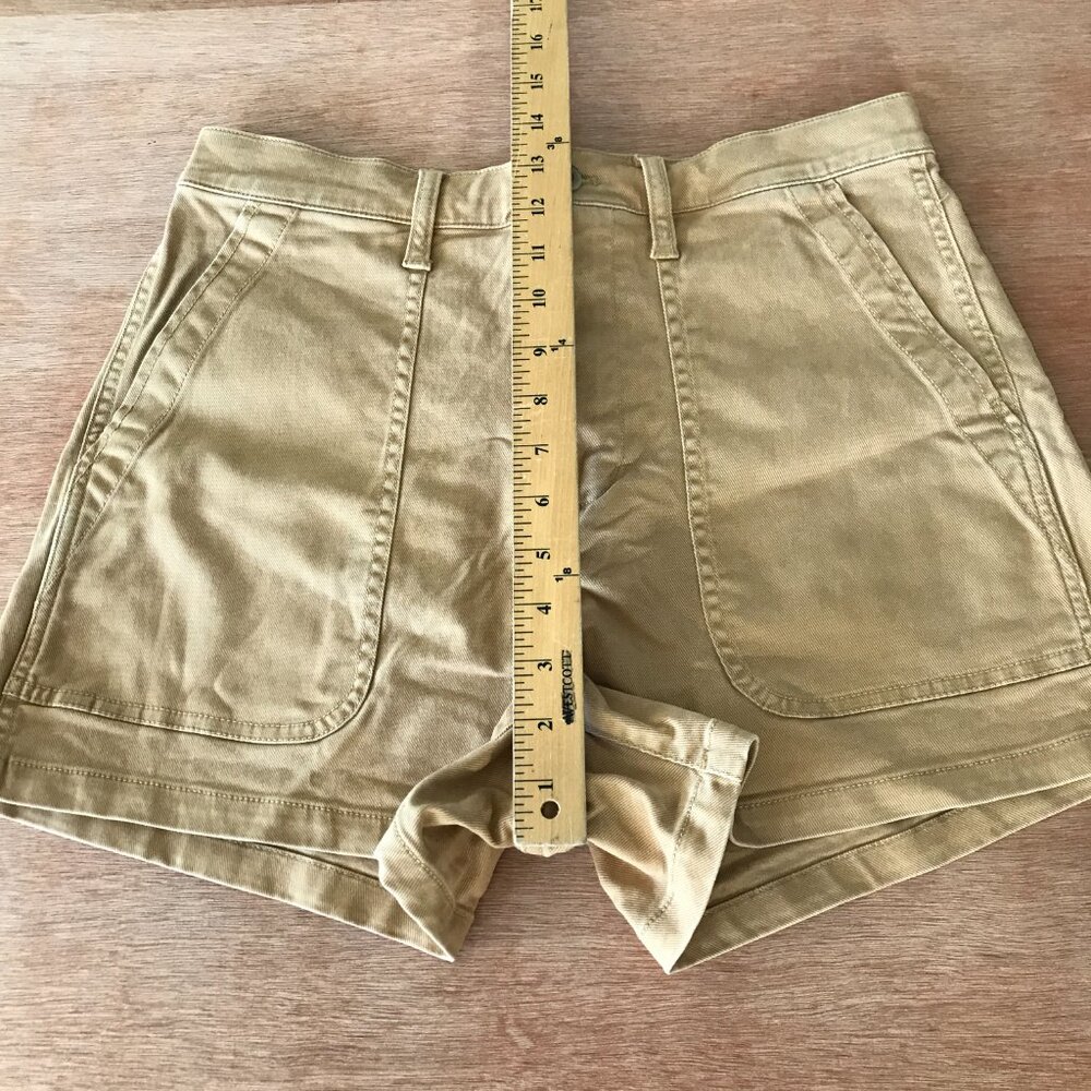 Madewell The Perfect Vintage Fatigue Shorts Women 28 Brown High Rise Stretch - Picture 6 of 11